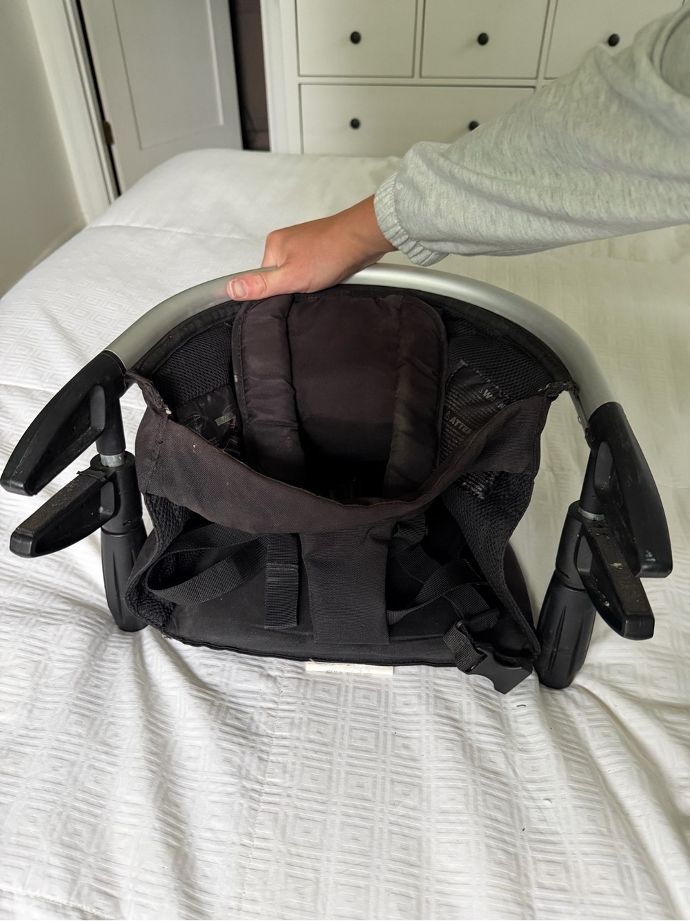 Phil&teds Lobster Portable Black Baby Seat